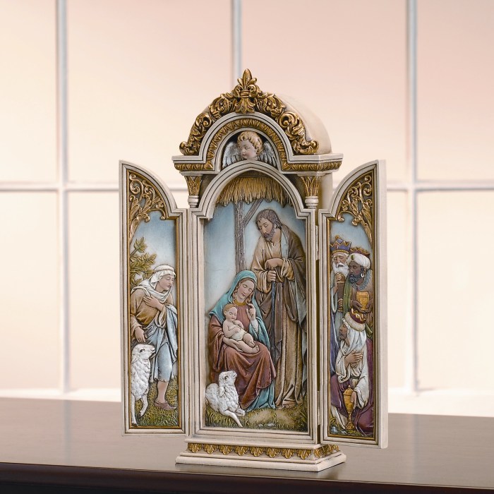 Contemporary nativity sets home design decorating