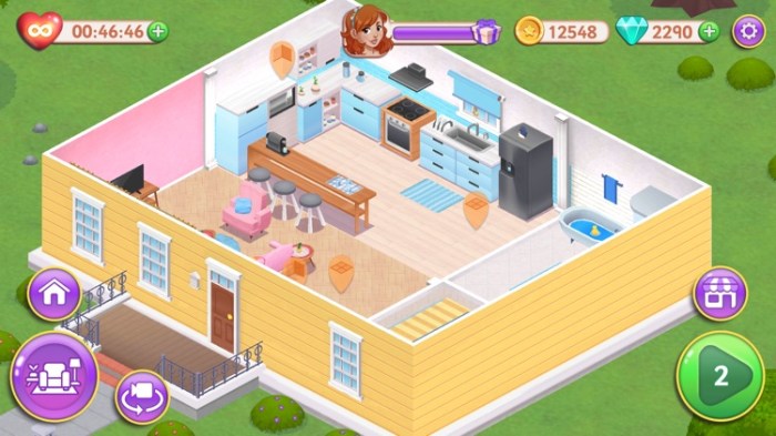 Decor dream home design game and match3