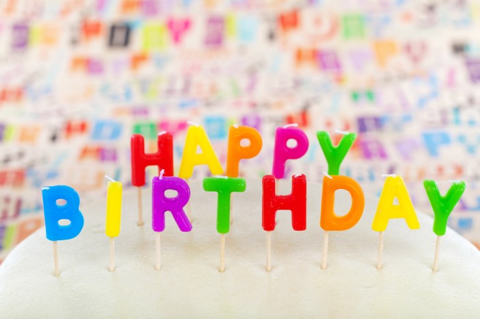 Birthday decoration design at home