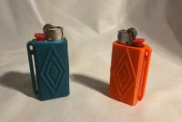 Mini BIC Lighter Case with Key Ring Hole and Clip by DickF | Download ...