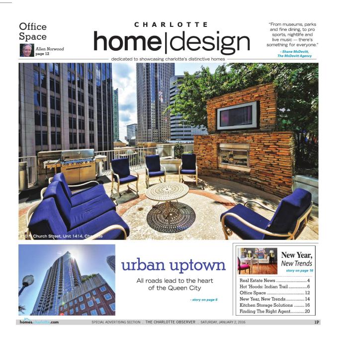Charlotte home design and decor magazine