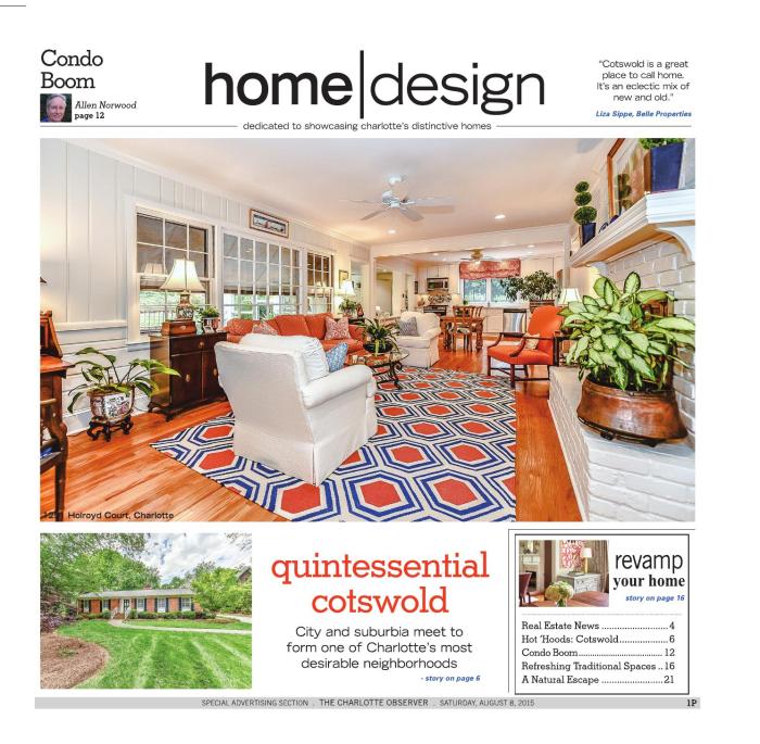 Charlotte home design & decor magazine